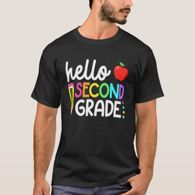 Camiseta Alô, 2º ano de segundo do time, de volta à escola  (Frente)