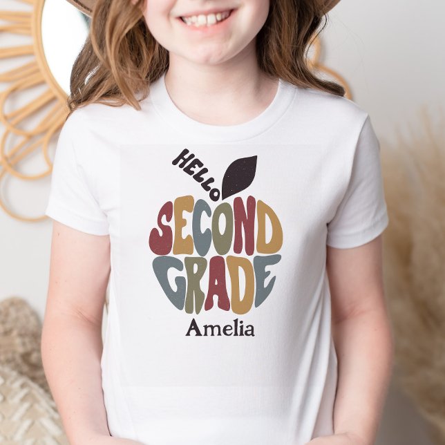 Camiseta Alô, 2º ano de volta à moda escolar (Criador carregado)