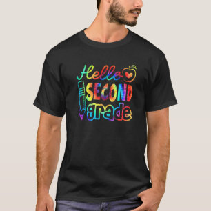 Camiseta Alô, 2º ano, Tie Dye, 1º dia da escola