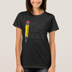 Camiseta Alô, 3º ano de quadrinhos de volta ao professor