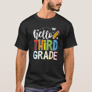 Camiseta Alô, 3º ano de volta à equipe escolar, Teac do 3º 