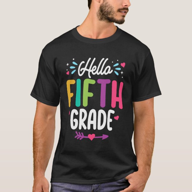 Camiseta Alô, 5º ano de volta ao professor universitário (Frente)