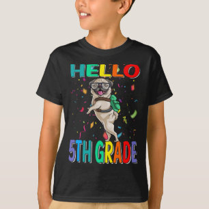 Camiseta Alô 5 Pug Dog T-Shirt