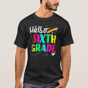 Camiseta Alô, 6º ano de volta ao Design escolar