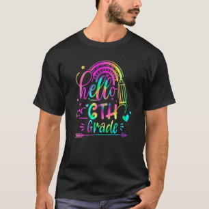 Camiseta Alô, 6 Grau, Fofo, Primeiro Dia de Professora