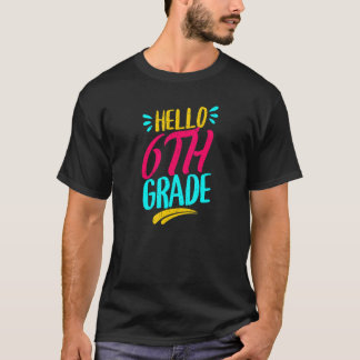 Camiseta Alô, 6, Primeiro Dia De Professora De Volta A T