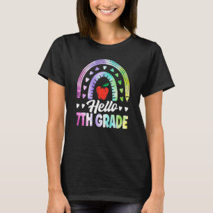 Camiseta Alô, 7º ano, de volta à quadra do 7 da escola