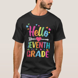 Camiseta Alô, 7º ano de volta ao professor universitário