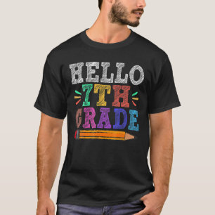 Camiseta Alô, 7, Professor De Terceiro Grau Engraçado De Vo