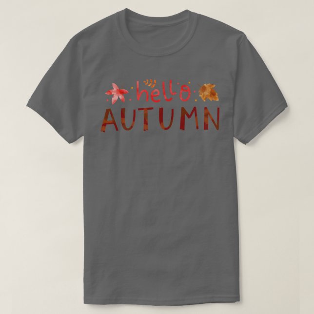 Camiseta Alô Autumn Positive Miney Cote Inspiracional (Frente do Design)
