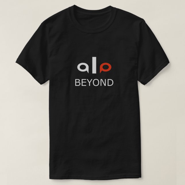 Camiseta ALO Beyond – Minimalist Modern Typography T-Shirt (Frente do Design)