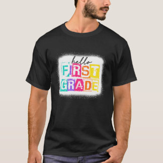 Camiseta Alô Colorido Esquadrão de Primeiro Grau Vintage 1r