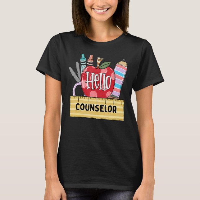 Camiseta Alô Conselheiro de Professora de Apple (Frente)