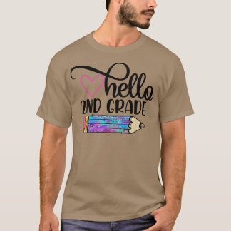 Camiseta Alô Equipe de segundo de segundo grau de volta à e