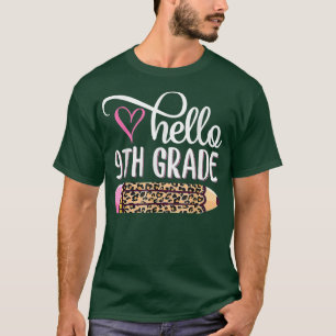 Camiseta Alô, Equipe do 9º ano, de volta à Escola Te