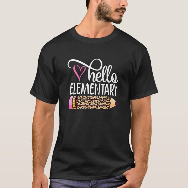 Camiseta Alô Equipe Elementar De Volta Aos Professores (Frente)