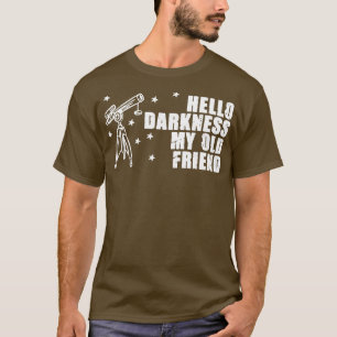 Camiseta Alô Escuridão elescópio Espantoso Astronomia ao Lo