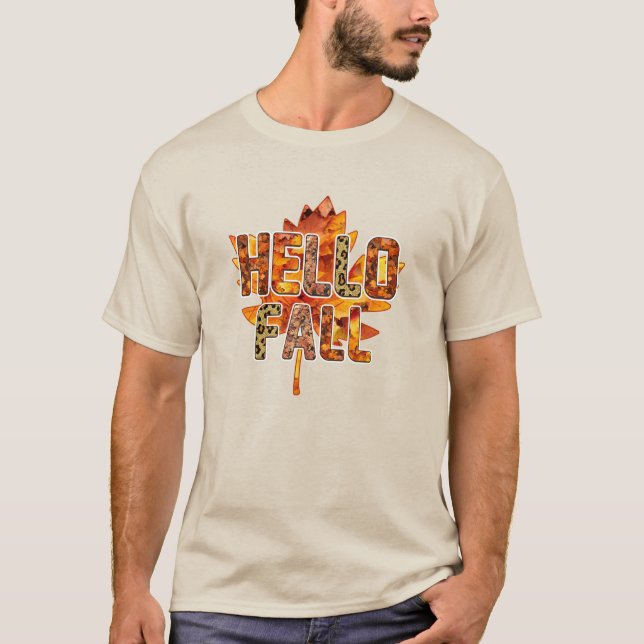 Camiseta Alô Fall on Maple Leaf (Frente)
