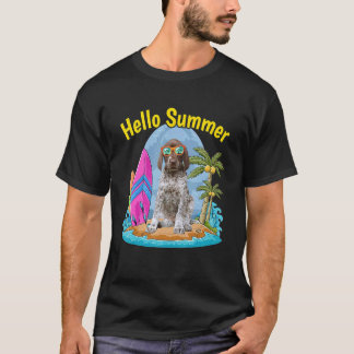 Camiseta Alô, Férias de Cachorro de Verão