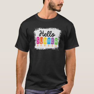 Camiseta Alô Férias de Verão Picadas de Sorvete