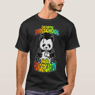 Camiseta Alô, jardim de infância, parabéns.