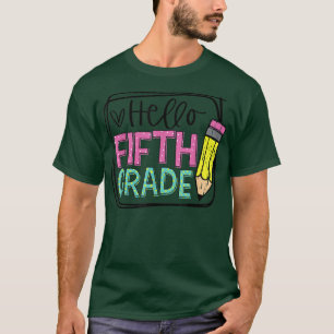 Camiseta Alô, Lápis do 1º ano do 5; Feliz Primeiro Dia