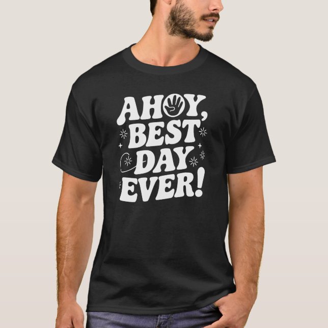 Camiseta Alô, Melhor Dia de Todos! (Frente)