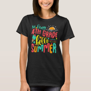 Camiseta Alô Meninas de Verão do 4º ano do último dia