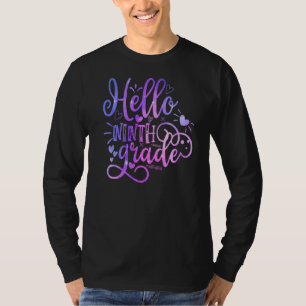 Camiseta Alô, Nona Equipe do 9º ano, de volta à Escola Te