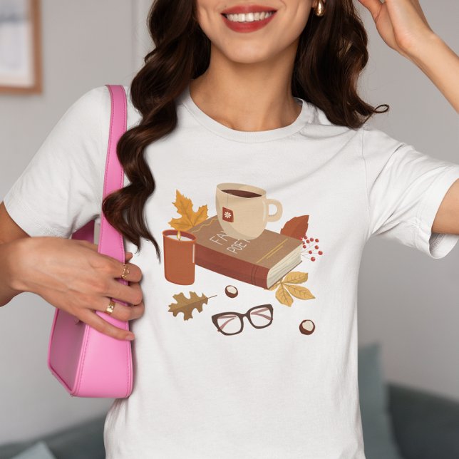 Camiseta Alô, outono, Víblias de outono (Criador carregado)