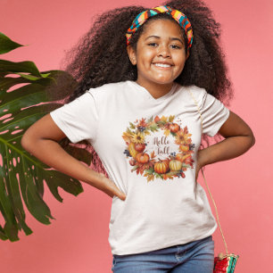 Camiseta Alô, outono, Víblias de outono