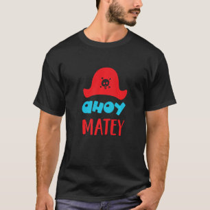Camiseta Alô Pirata Bucaneiro Pirata amável lindo Chapéu de