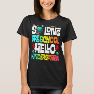 Camiseta Alô, Pré-Escolas Longas, Jardim de Infância, Pré-g