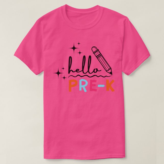 Camiseta Alô Pré-K Grau 3 (Frente do Design)
