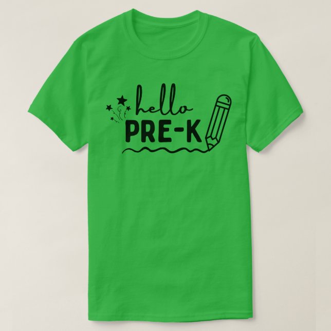Camiseta Alô Pré-K Grau 6 (Frente do Design)