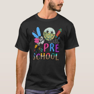Camiseta Alô Preschocolina Boho Leopardo Lápis Lápis Cute T