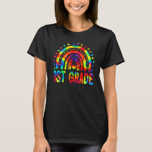 Camiseta Alô Preschocolina Retro Rainbow Tie Dye Professor