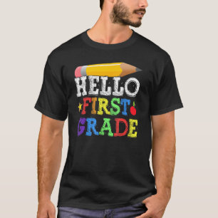 Camiseta Alô, Primeira Classe T- 1rua De Volta À Escola