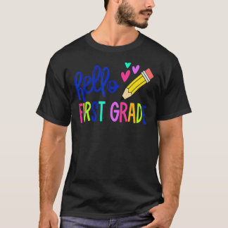 Camiseta Alô Primeiro Grau 1º Dia 1 rua De Volta Para Scho