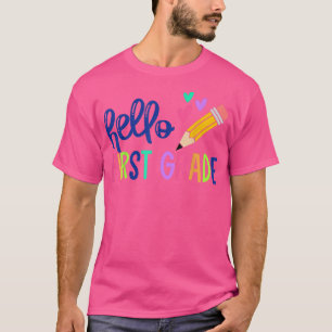 Camiseta Alô Primeiro Grau De Volta À Escola 1rua Professor