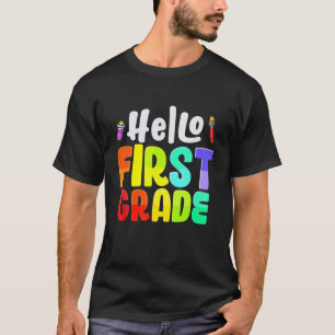 Camiseta Alô, Primeiro Grau T Professores De Volta À Escola