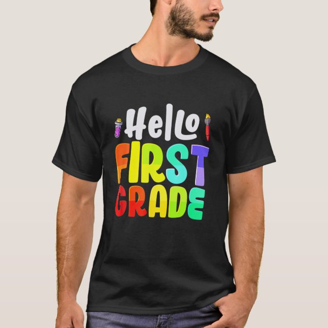 Camiseta Alô, Primeiro Grau T Professores De Volta À Escola (Frente)