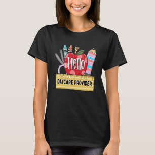 Camiseta Alô, professor de Apple na creche Daycare
