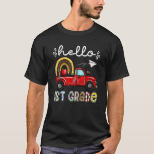Camiseta Alô, professor de caminhonete da classe 1rua, Rain