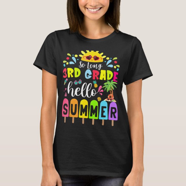 Camiseta Alô, professor de verão do 3º ano (Frente)
