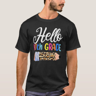 Camiseta Alô, Professor Do 10º Ano, Primeiro Dia De Colégio