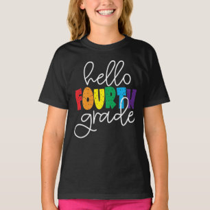 Camiseta Alô Professor do 4º ano na escola