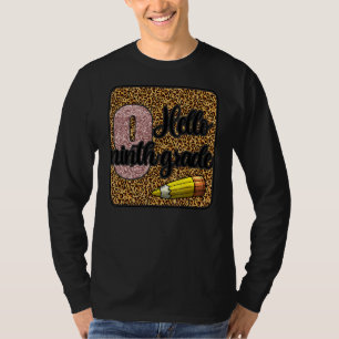 Camiseta Alô Professor do 9º ano Primeiro Dia de Leopa Esco