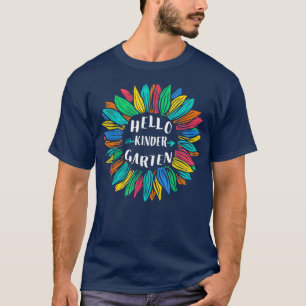 Camiseta Alô Professor do jardim de infância Estudante Sunf