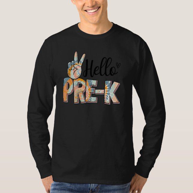 Camiseta Alô Professor Pré K Boho Leopard Primeiro Dia de S (Frente)